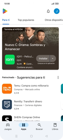 Pulsa el icono de perfil.