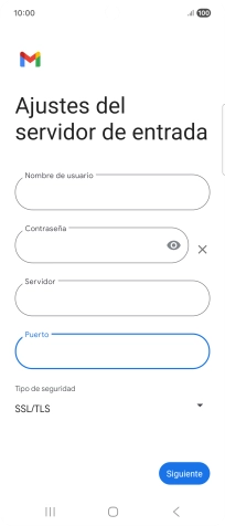 Pulsa Siguiente.