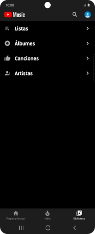 Pulsa una categoría y desplázate al archivo de música deseado. Pulsa una categoría y desplázate al archivo de música deseado.
