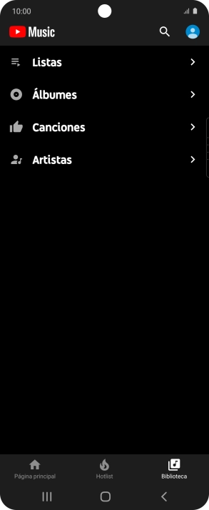 Pulsa una categoría y desplázate al archivo de música deseado. Pulsa una categoría y desplázate al archivo de música deseado.