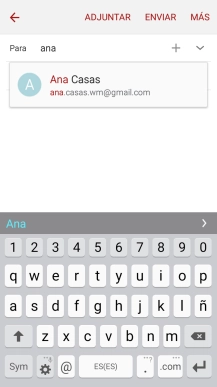 Pulsa el contacto deseado.
