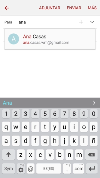 Pulsa el contacto deseado.