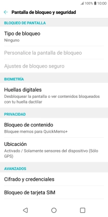 Pulsa la tecla de inicio para terminar y regresar a la pantalla de inicio.