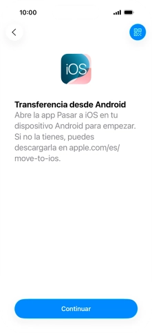 Para transferir contenido a tu teléfono, tienes que haber instalado la app Para transferir contenido a tu teléfono, tienes que haber instalado la app