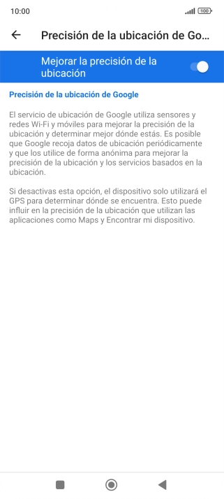 Si pulsas el indicador junto a Si pulsas el indicador junto a