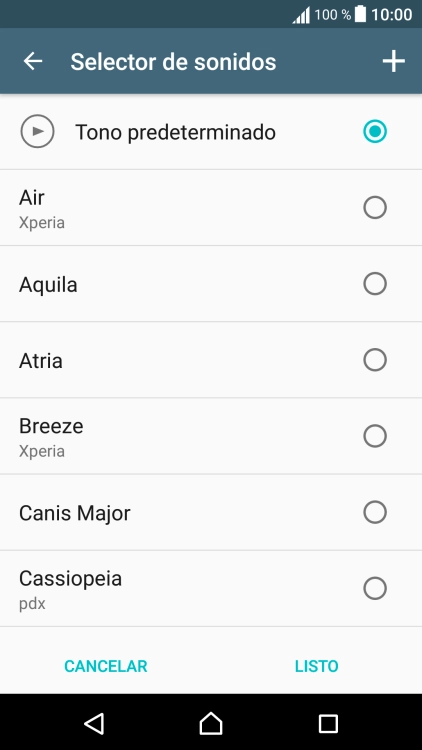Pulsa los timbres de llamada deseados para escucharlos. Pulsa los timbres de llamada deseados para escucharlos.