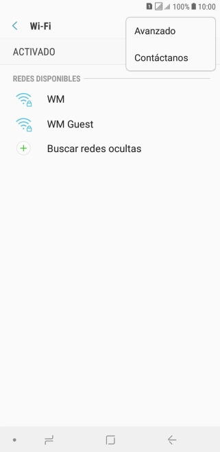 Pulsa Avanzado.