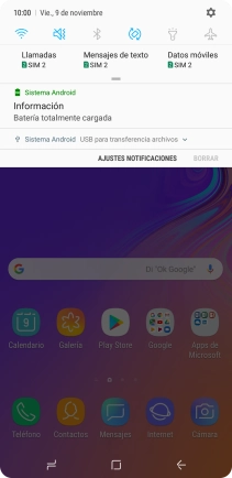 Pulsa el icono de conexiones. Pulsa el icono de conexiones.