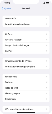 Pulsa Actualización de software. Si hay una versión de software nueva disponible, aparecerá ahora en la pantalla. Sigue las indicaciones de la pantalla para actualizar el software del teléfono. Pulsa Actualización de software. Si hay una versión de software nueva disponible, aparecerá ahora en la pantalla. Sigue las indicaciones de la pantalla para actualizar el software del teléfono.