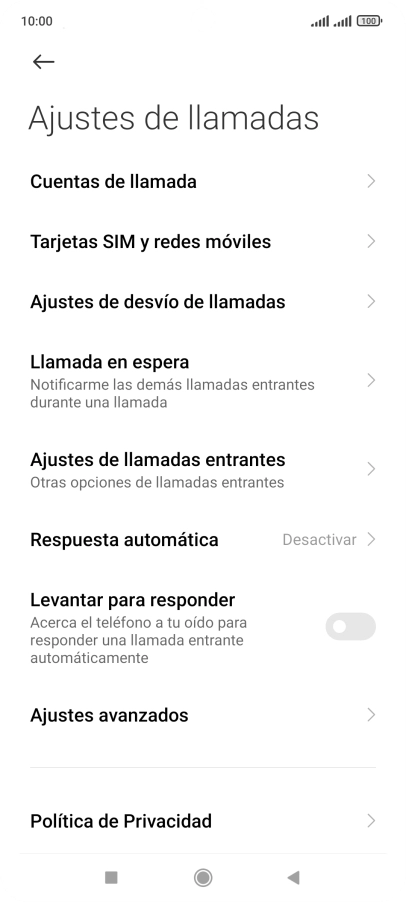 Pulsa Ajustes avanzados.