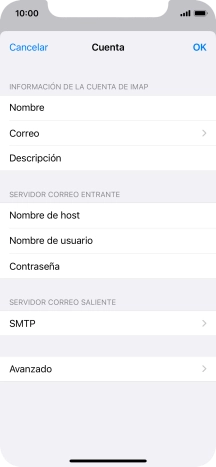Pulsa SMTP.