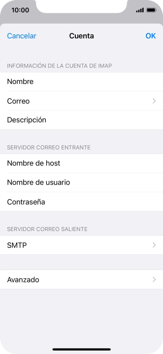 Pulsa SMTP.