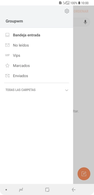 Pulsa el icono de ajustes.