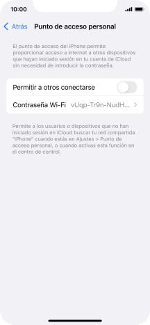 Pulsa Contraseña Wi-Fi e introduce una contraseña. Pulsa Contraseña Wi-Fi e introduce una contraseña.