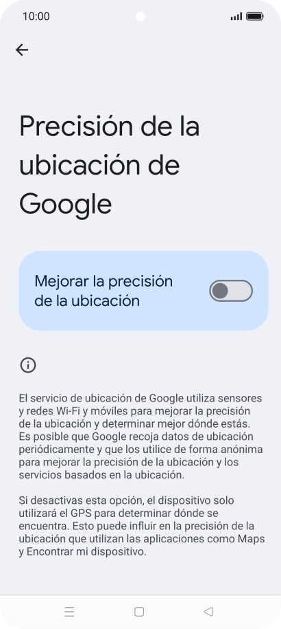 Si pulsas el indicador junto a Si pulsas el indicador junto a
