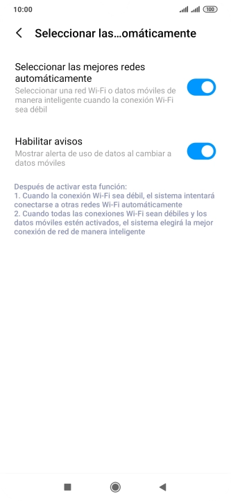 Pulsa el indicador junto a Pulsa el indicador junto a