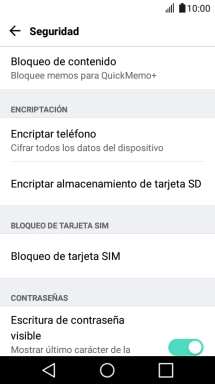 Pulsa Bloqueo de tarjeta SIM. Pulsa Bloqueo de tarjeta SIM.