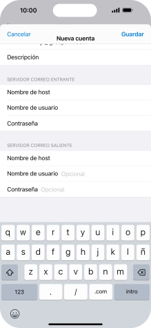 Pulsa Guardar. Ahora se ha configurado tu cuenta de correo electrónico. Si deseas seleccionar más ajustes del servidor de correo de entrada o de salida, continúa con los pasos siguientes. Pulsa Guardar. Ahora se ha configurado tu cuenta de correo electrónico. Si deseas seleccionar más ajustes del servidor de correo de entrada o de salida, continúa con los pasos siguientes.