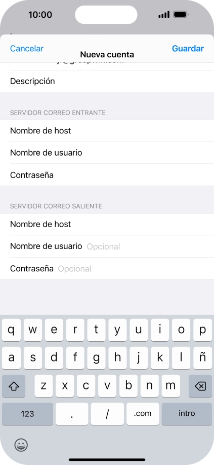 Pulsa Guardar. Ahora se ha configurado tu cuenta de correo electrónico. Si deseas seleccionar más ajustes del servidor de correo de entrada o de salida, continúa con los pasos siguientes. Pulsa Guardar. Ahora se ha configurado tu cuenta de correo electrónico. Si deseas seleccionar más ajustes del servidor de correo de entrada o de salida, continúa con los pasos siguientes.
