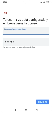 Pulsa Tu nombre e introduce el nombre del remitente. Pulsa Tu nombre e introduce el nombre del remitente.