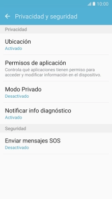 Pulsa Ubicación.