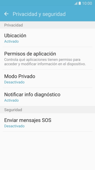 Pulsa Ubicación.