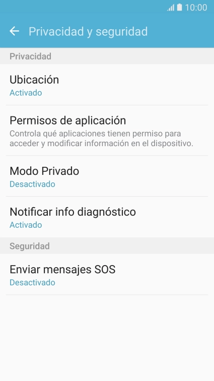 Pulsa Ubicación.