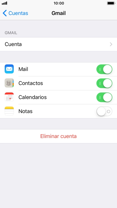 Pulsa la tecla de inicio para terminar y regresar a la pantalla de inicio.