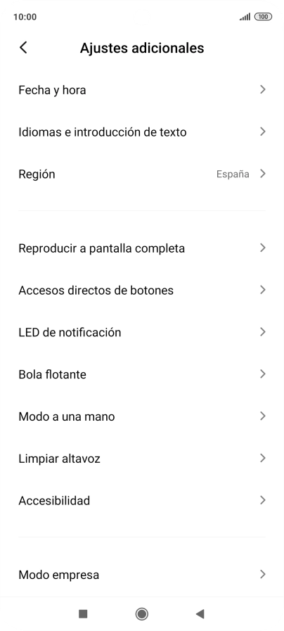 Pulsa Fecha y hora. Pulsa Fecha y hora.
