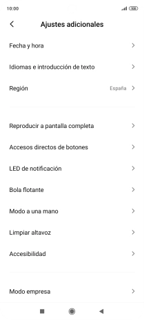 Pulsa Fecha y hora. Pulsa Fecha y hora.