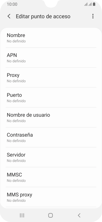Pulsa Nombre. Pulsa Nombre.