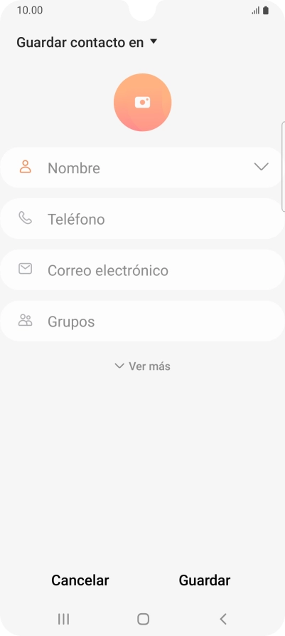 Pulsa la lista desplegable de la guía. Pulsa la lista desplegable de la guía.