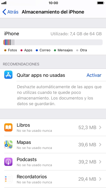 Pulsa la app deseada.