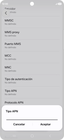 Introduce default y pulsa Aceptar. Introduce default y pulsa Aceptar.