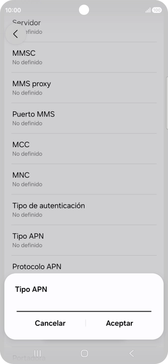 Introduce default y pulsa Aceptar. Introduce default y pulsa Aceptar.