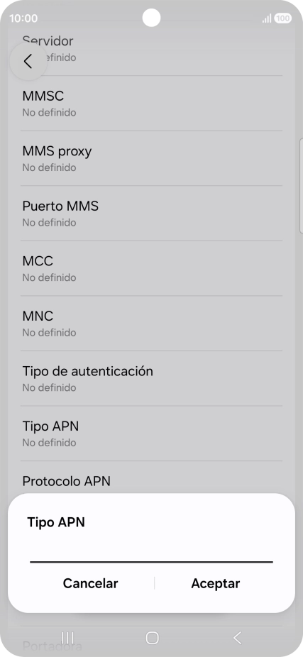 Introduce default y pulsa Aceptar. Introduce default y pulsa Aceptar.
