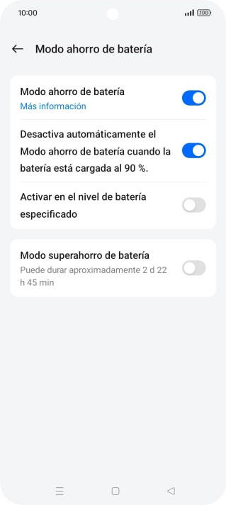 Pulsa la tecla de inicio para terminar y regresar a la pantalla de inicio. Pulsa la tecla de inicio para terminar y regresar a la pantalla de inicio.