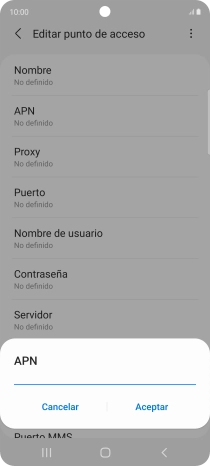 Introduce airtelwap.es y pulsa Aceptar. Introduce airtelwap.es y pulsa Aceptar.