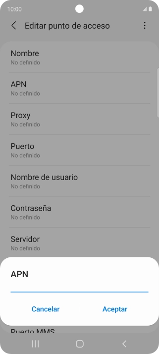 Introduce airtelwap.es y pulsa Aceptar. Introduce airtelwap.es y pulsa Aceptar.