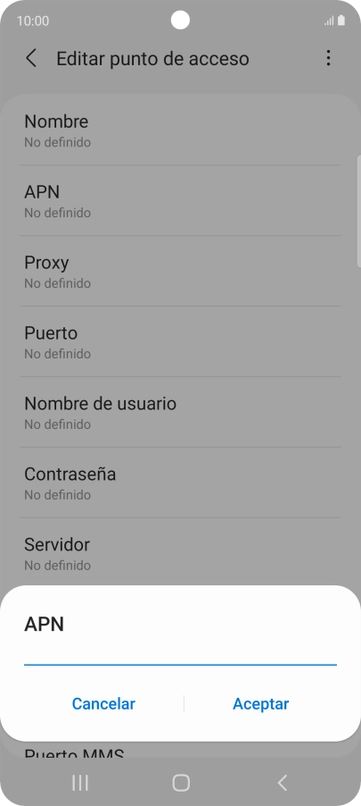 Introduce airtelwap.es y pulsa Aceptar. Introduce airtelwap.es y pulsa Aceptar.