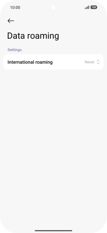 Press the drop down list next to Press the drop down list next to