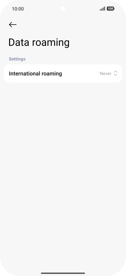 Press the drop down list next to Press the drop down list next to