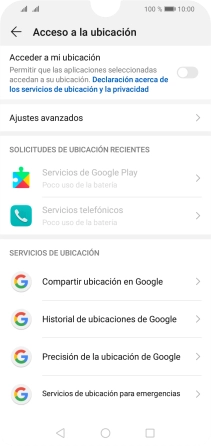 Pulsa el indicador junto a Pulsa el indicador junto a