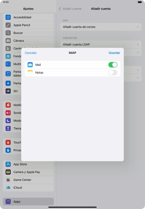 Pulsa Guardar. Ahora se ha configurado tu cuenta de correo electrónico. Si deseas seleccionar más ajustes del servidor de correo de entrada o de salida, continúa con los pasos siguientes. Pulsa Guardar. Ahora se ha configurado tu cuenta de correo electrónico. Si deseas seleccionar más ajustes del servidor de correo de entrada o de salida, continúa con los pasos siguientes.