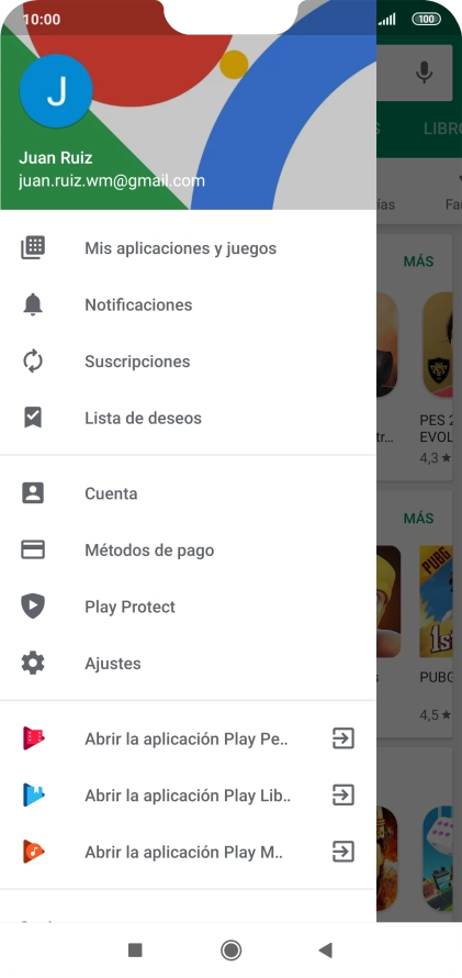 Pulsa Mis aplicaciones y juegos.