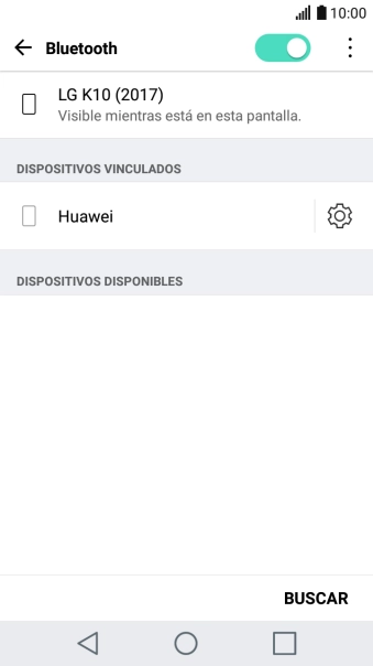 Pulsa la tecla de inicio para terminar y regresar a la pantalla de inicio.