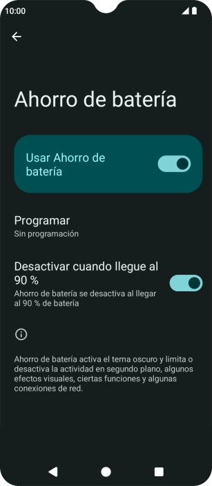 Pulsa la tecla de inicio para terminar y regresar a la pantalla de inicio. Pulsa la tecla de inicio para terminar y regresar a la pantalla de inicio.