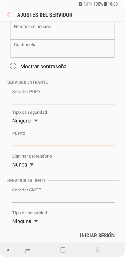 Pulsa la lista desplegable bajo 