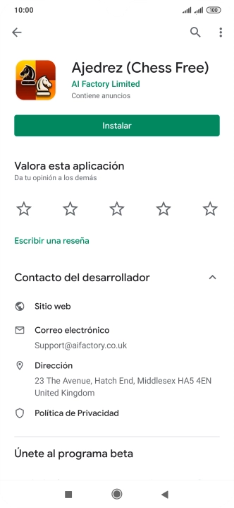 Pulsa la tecla de inicio para terminar y regresar a la pantalla de inicio.