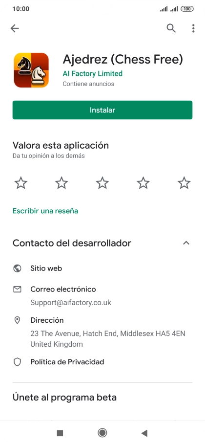 Pulsa la tecla de inicio para terminar y regresar a la pantalla de inicio.